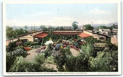 Postcard Postcard of Ramona's Marriage Place, San Diego