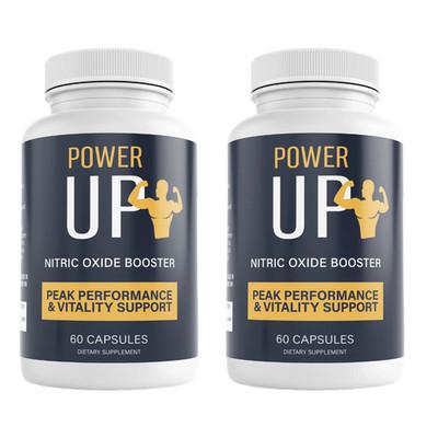 Power Up Mens Health Peak Performance Vitality Support 60 Capsules (Bundle of 2)