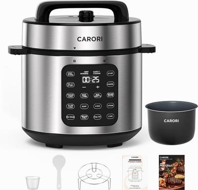 Pressure Cooker 6 Qt, 9 Functions Programmable Instant Pot with IMD Touchscre...