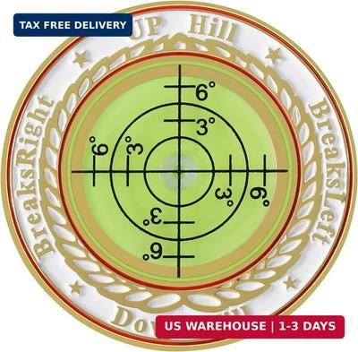 Pro Golf Green Reader,Golf Ball Marker with high-Precision Horizontal Bubbles,Go