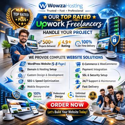 Professional customized WordPress Business Website + 1 free month basic Hosting