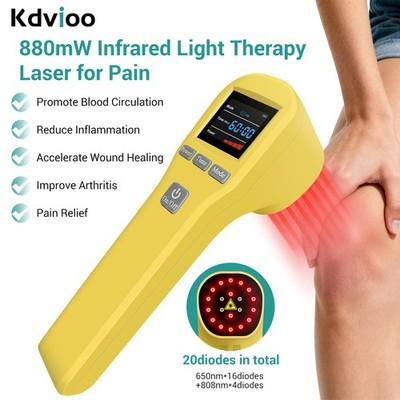 Professional LLLT Cold Laser Therapy Pain Relief Low Level Laser 650nm+808nm