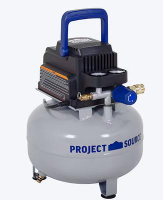 Project Source 3-Gallon Portable Electric 110 PSI Pancake Air Compressor