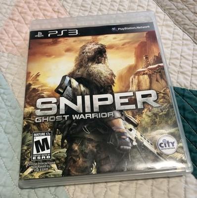 PS3 Sniper: Ghost Warrior (Sony PlayStation 3, 2011) Rated M17+ Preowned