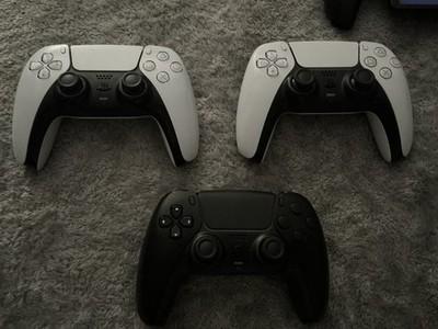 PS5 DualSense Controller Job Lot - X2 Genuine Sony - X1 Unknown Mixed Condition