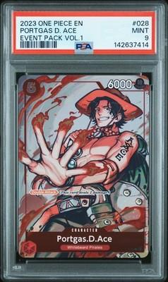 PSA 9 - PORTGAS D ACE P-028 - EVENT PACK VOL 1 - 2023 ONE PIECE PROMOS #28