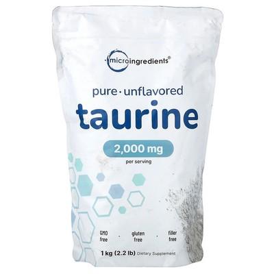 Pure Taurine, Unflavored, 2.2 lb (1 kg)