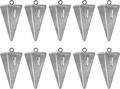 Pyramid Sinkers Fishing Weights, Saltwater Fishing Sinkers for Surf Fishing Gear
