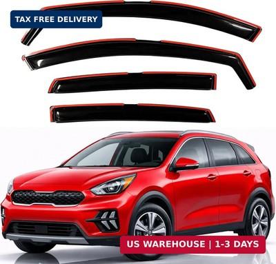 Rain Guards Fit for 2017-2022 Kia NIRO, in-Channel Window Visors Vent Wind D