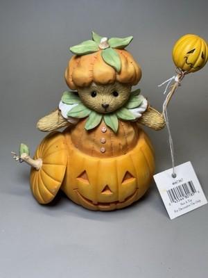 Rare! Cherished Teddies “Bessy” – Halloween Bear “prettiest Punkin In The Patch”