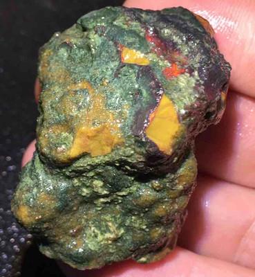 Rare Natural Warring States Red Agate Rough Geode Quartz Crystal Specimen 53G