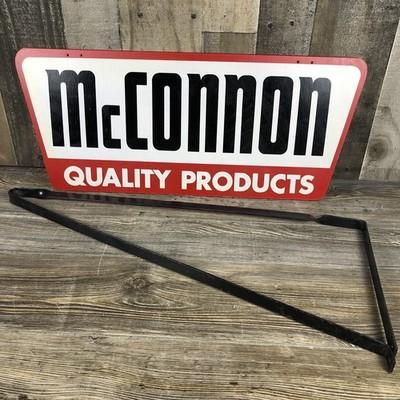 Rare Vintage McConnon Products Winona Minnesota Wood Painted Advertising Sign