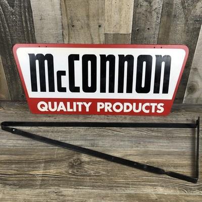 Rare Vintage McConnon Products Winona Minnesota Wood Painted Advertising Sign