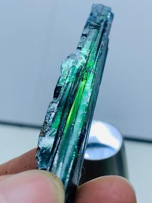 Raw Natural Vivianite Deep Green Crystal Rare Healing Specimen From Brazil 50ct
