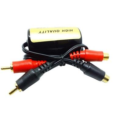 RCA Audio Noise Filter Suppressor Ground Loop Isolator For Car&Home Stereo Part