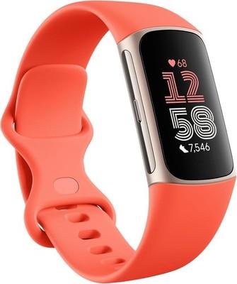 *READ* Fitbit Charge 6 smart watch By Google G3MP5 GA05183 Coral / Graphite