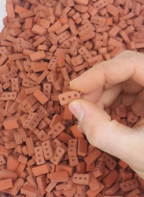 Real Mini Red Bricks with Pallet - Premium Quality - 1/12 Scale, Made in USA