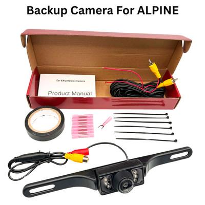 Rear view Backup Plate Camera ALPINE INE-W967HD Install Kit