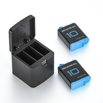 Rechargeable Battery ,Charger Dock for Gopro Hero 9 10 11 12 Black Action Camera