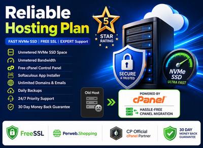 Reliable Hosting Plan - ✅Unlimited SSD + Websites | Super Fast | Just $14.99/Yr