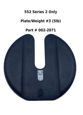Replacement #3 (middle) Bowflex SelectTech 552 Series 2 Dumbbell Weight Plate