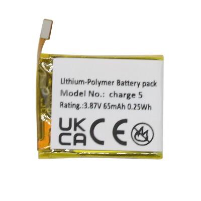 Replacement 65mAh 3.87V LSS271617 Battery for Fitbit Charge 5 6 Smartwatch FB421