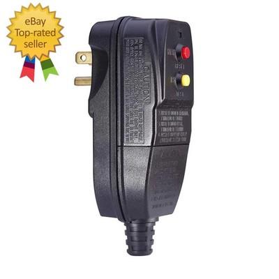 Replacement GFCI Plug for Pressure Washer Pool Pump 15Amp 3 Prong Circuit Breake