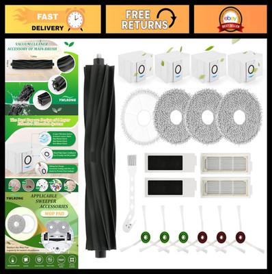 Replacement Parts Kit for ECOVACS DEEBOT T20 - Rubber Brush, Dust Bags, HEPA Fil