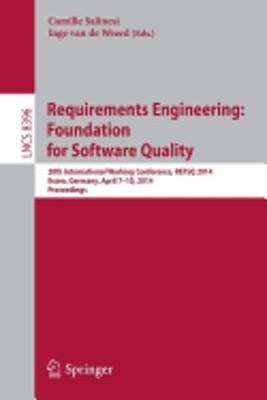 Requirements Engineering: Foundation for Software Quality: 20th International