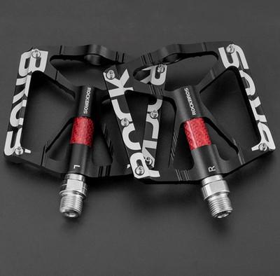 ROCKBROS Bike Pedals 9/16'' Aluminum Alloy Bearing Non Slip Pedals Road Mountain