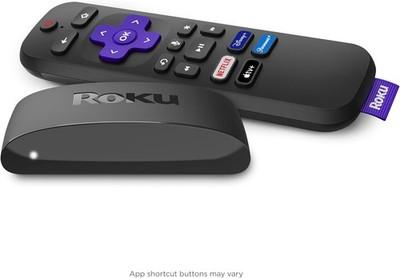 Roku Express 4K+ | Roku Streaming Device 4K/HDR, Roku Voice Remote, Free & Live