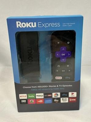 Roku Express (5th Generation) Media Streamer 3700R - Black