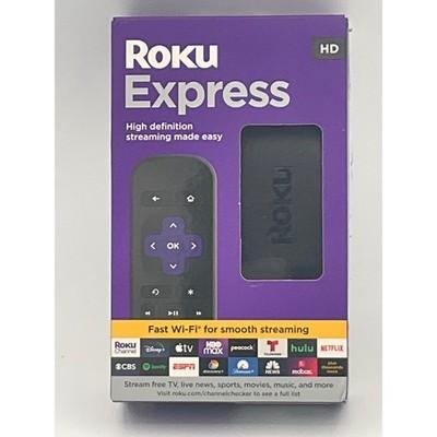 Roku Express HD Streaming Media Player 1080p 3960R with Remote & HDMI Cable NEW