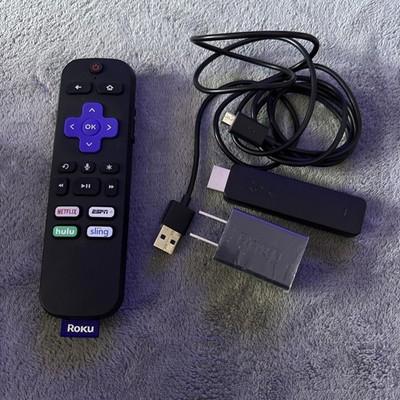 Roku OEM Streaming Stick 3800X HDMI With Remote, Power Supply - Working