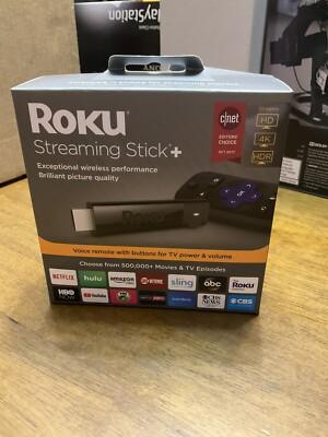 Roku Streaming Stick+ HD/4K/HDR with Long-range Wireless and Voice Remote