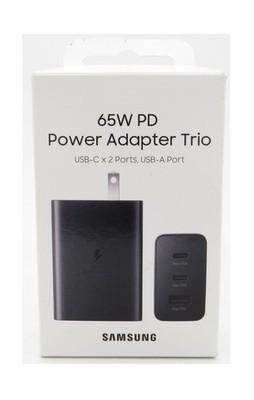 SAMSUNG 3-Port Super Fast Charging 1x USB-C 65W, 1x USB-C 25W, 1x USB-A 15W