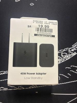 Samsung 45W USB-C Super Fast Charging 3.0 PD 3.0 Power Adapter EP-T4511