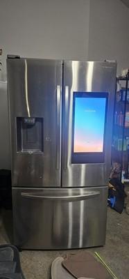 Samsung Family Hub Stainless Steel 3-Door French Door Fridge Water Dispenser