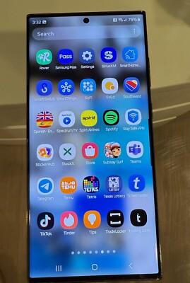 Samsung Galaxy S23 Ultra Android With TikTok