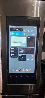 Samsung RF28M9580SG JUST Right Tablet Door Family Hub SS Touchscreen Smart