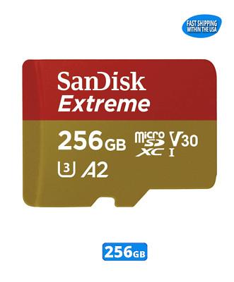 Sandisk 256GB Extreme MicroSD Memory Card GoPro HERO10 Black Bones HERO11 Black
