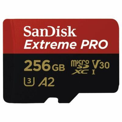 Sandisk 256GB Extreme Pro Micro SD Memory Card SDSQXCD-256G-GN6MA Class 10