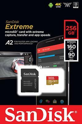Sandisk 256GB Micro Extreme underwater best 4K SD card for GoPro Hero 12 11 10 9