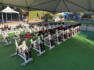 Schwinn CARBON BLUE Exercise Bikes + FREE SHOES Indoor Cycling GYM CARDIO Stages