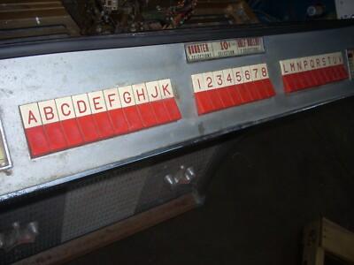 SEEBURG SELECT O MATIC 160 KEYBOARD BUTTONS complete NICE-FITS ds 160 MODELS