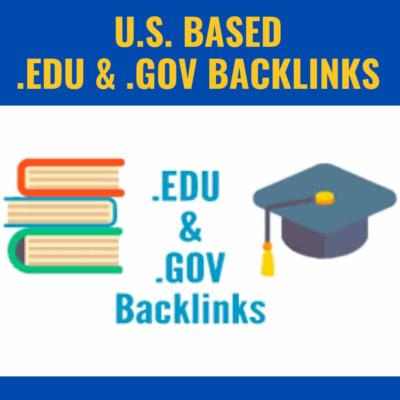 SEO - EDU GOV Authority Backlinks from U.S. Based sites