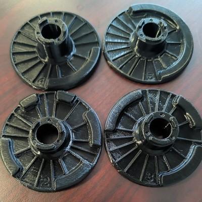 SERIES 1 ONLY - Bowflex and Nautilus 552 Dumbbells Replacement Disc Set
