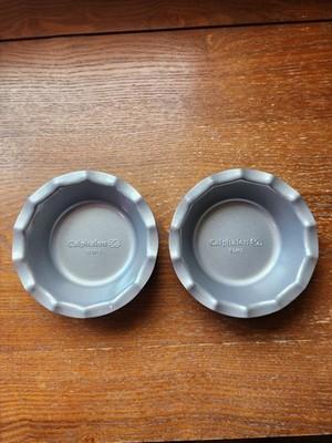 Set Of 2 Calphalon Round Mini Pie Baking Dish Pan Non Stick 5"