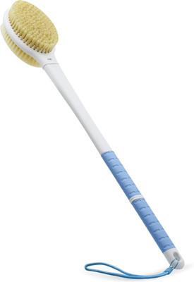 Shower Brush with Soft and Stiff Bristles,20.5" Extra Long Handle Dual-Sided