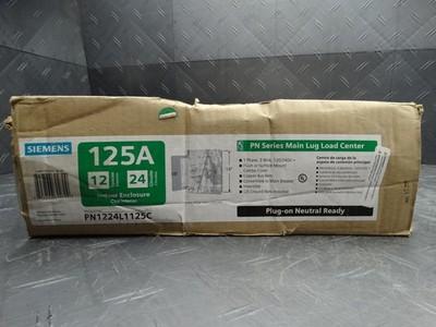Siemens PN Series 125A 12-Space 24-Circuit Main Lug Plug-On Neutral Load Center